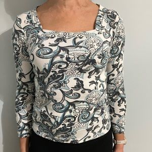 CLEO Petites Square Neck Long Sleeve Size XS/TP